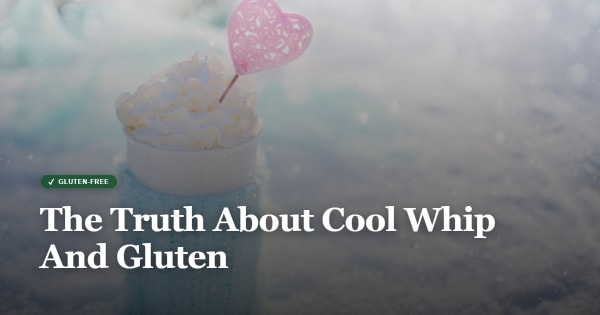 is cool whip gluten free