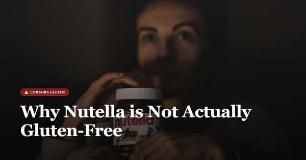 is nutella gluten free