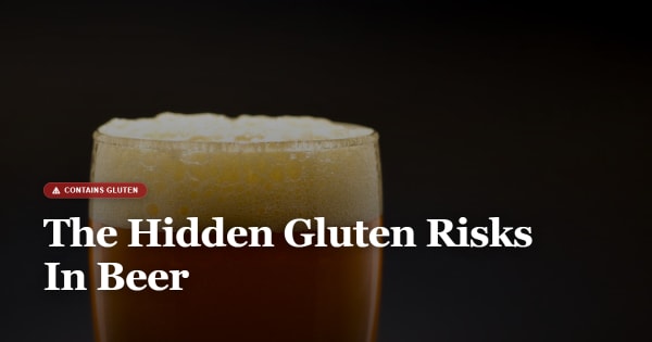 is beer gluten free
