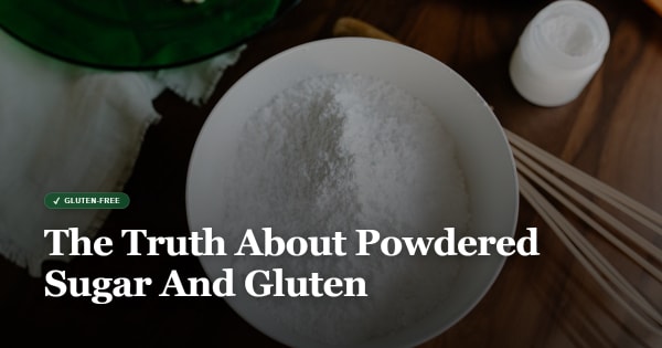 is powdered sugar gluten free