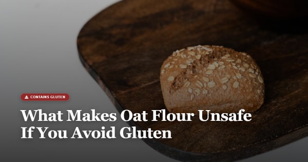 is oat flour gluten free
