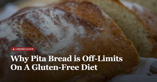 is pita bread gluten free