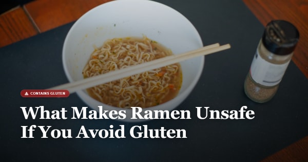 is ramen gluten free