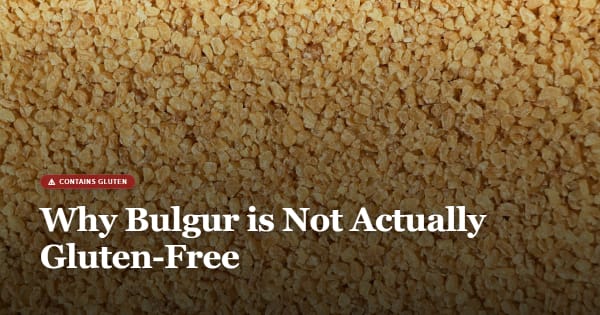 is bulgur gluten free