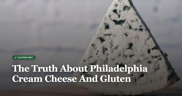 is philadelphia cream cheese gluten free