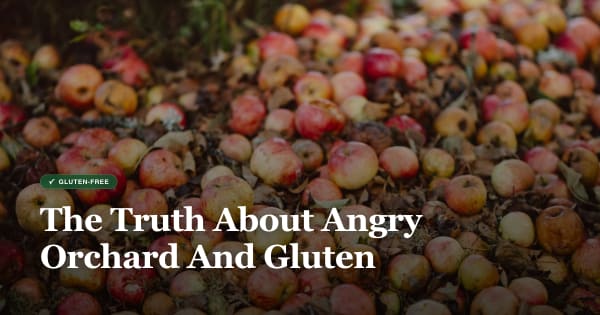 is angry orchard gluten free