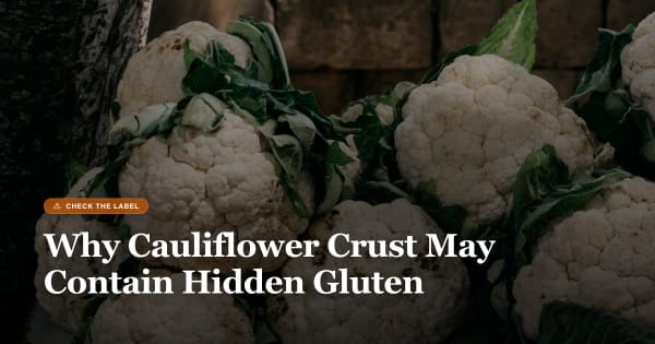 is cauliflower crust gluten free