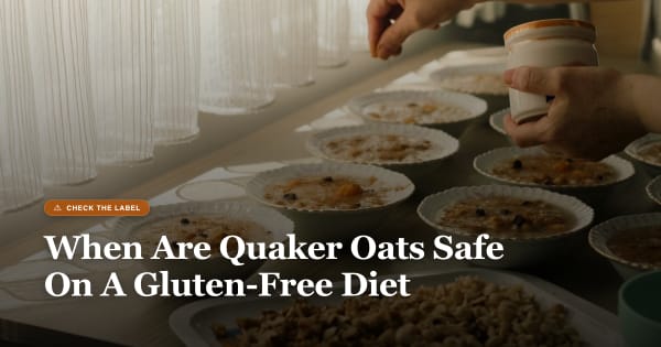 is quaker oats gluten free