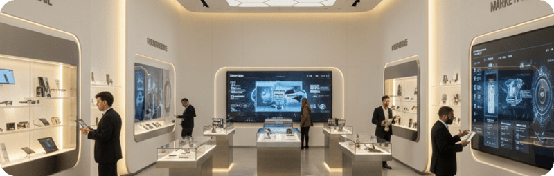 Modern 8COM retail store