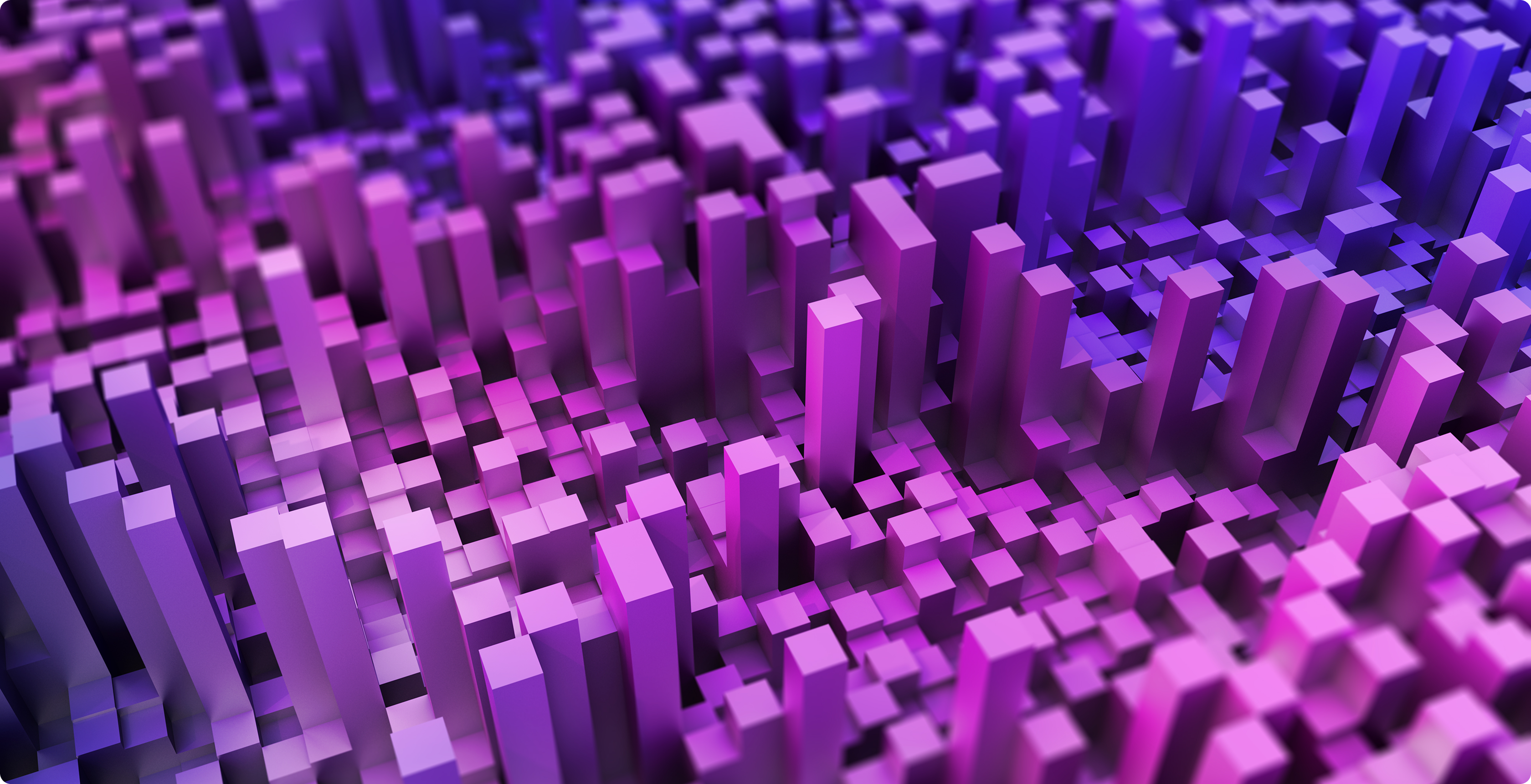 Abstract purple growth strategy landscape