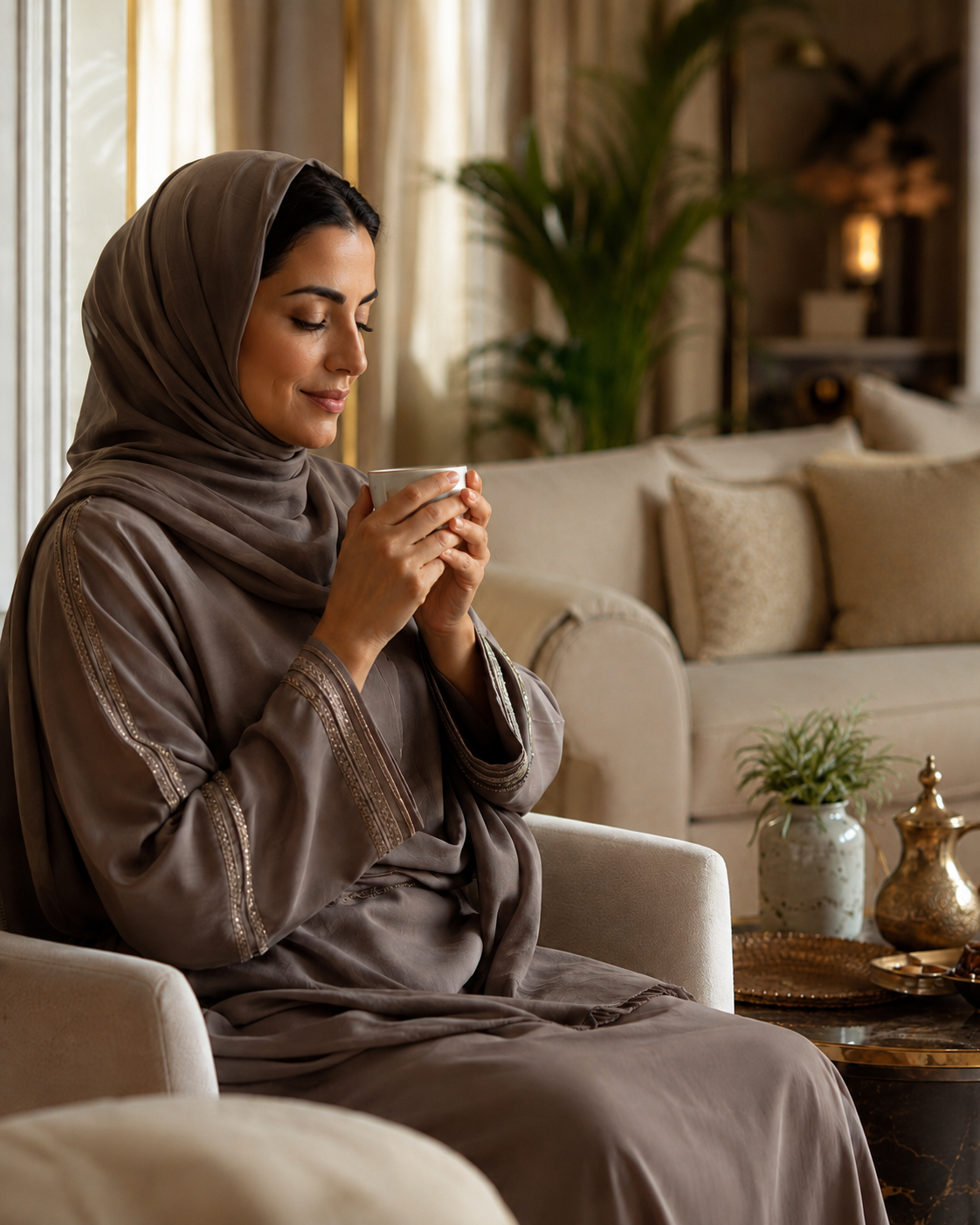 Calm mindfulness setting