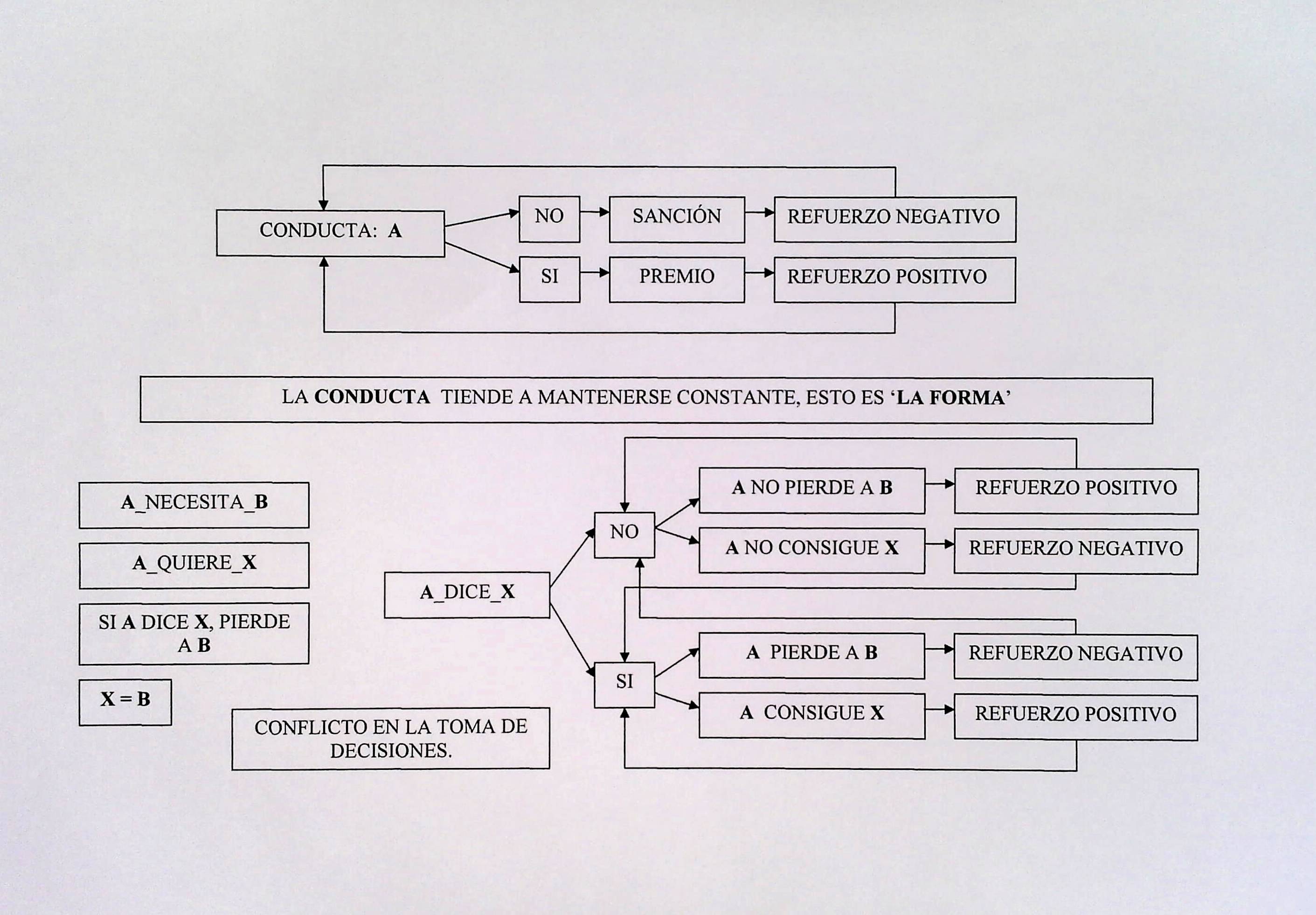 DIAGRAMA SOBRE LA CONDUCTA INDIVIDUAL Y COLECTIVA