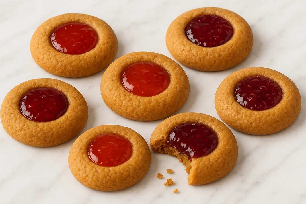 थम्बप्रिंट जाम कुकीज़ (Thumbprint Jam Cookies for Christmas 2025)