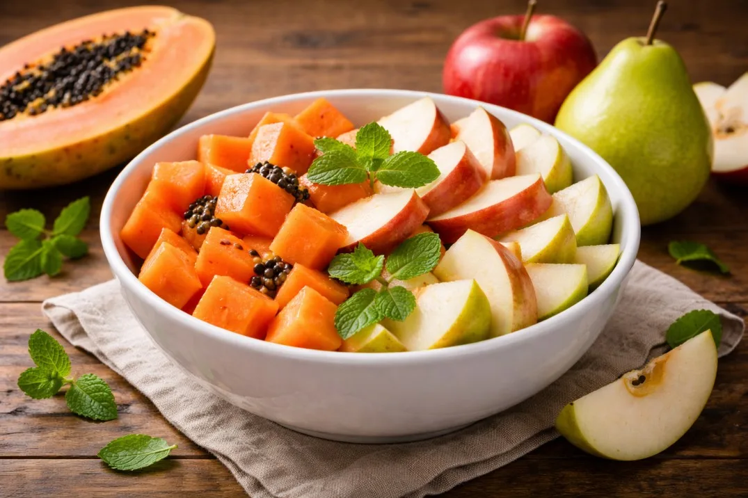 Healthy Fruits for Detox - Papaya, Apple and Pear | Healthyraho.in
