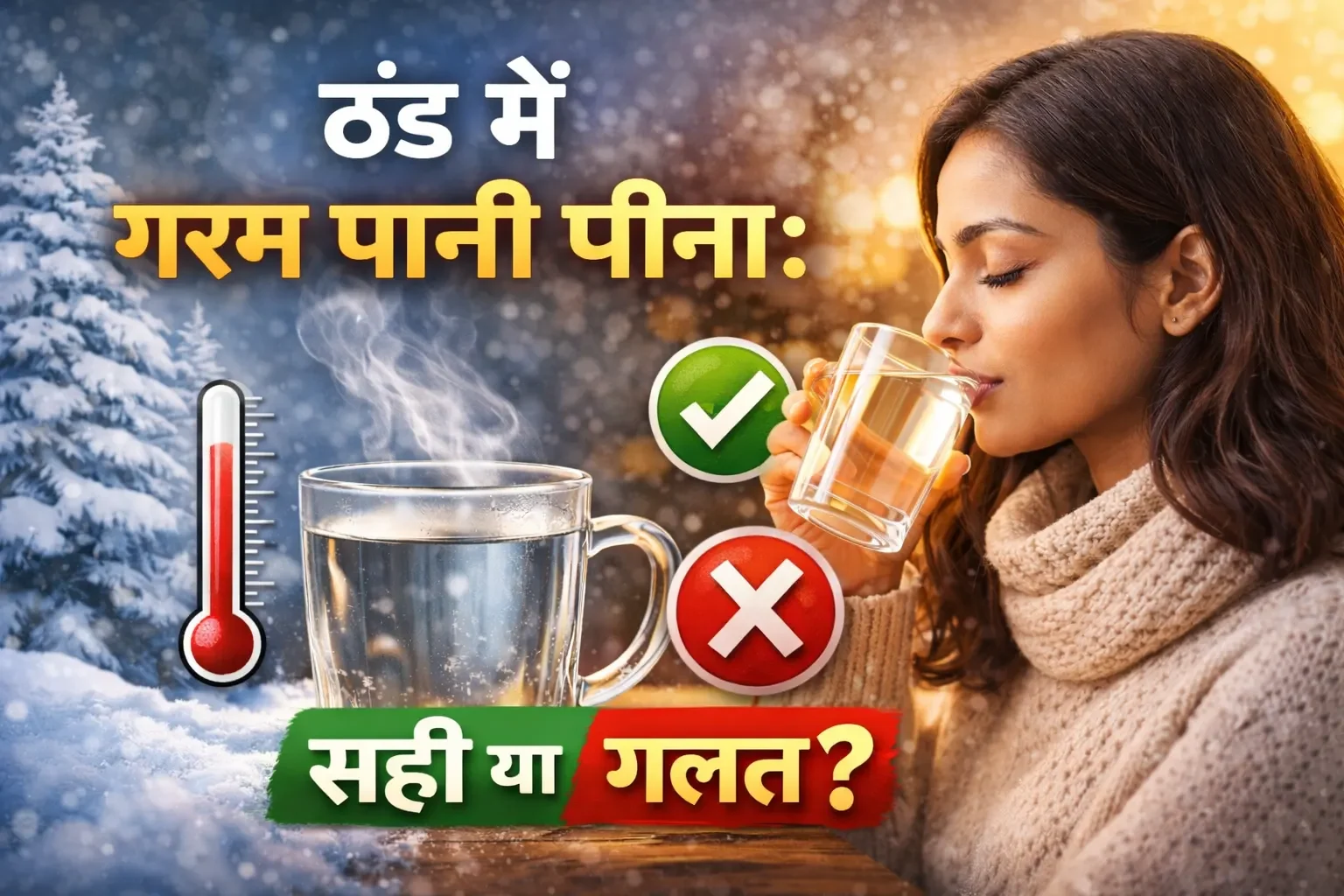 ठंड में गर्म पानी पीना सही है या गलत? WHO, AIIMS और आयुर्वेद का सच
