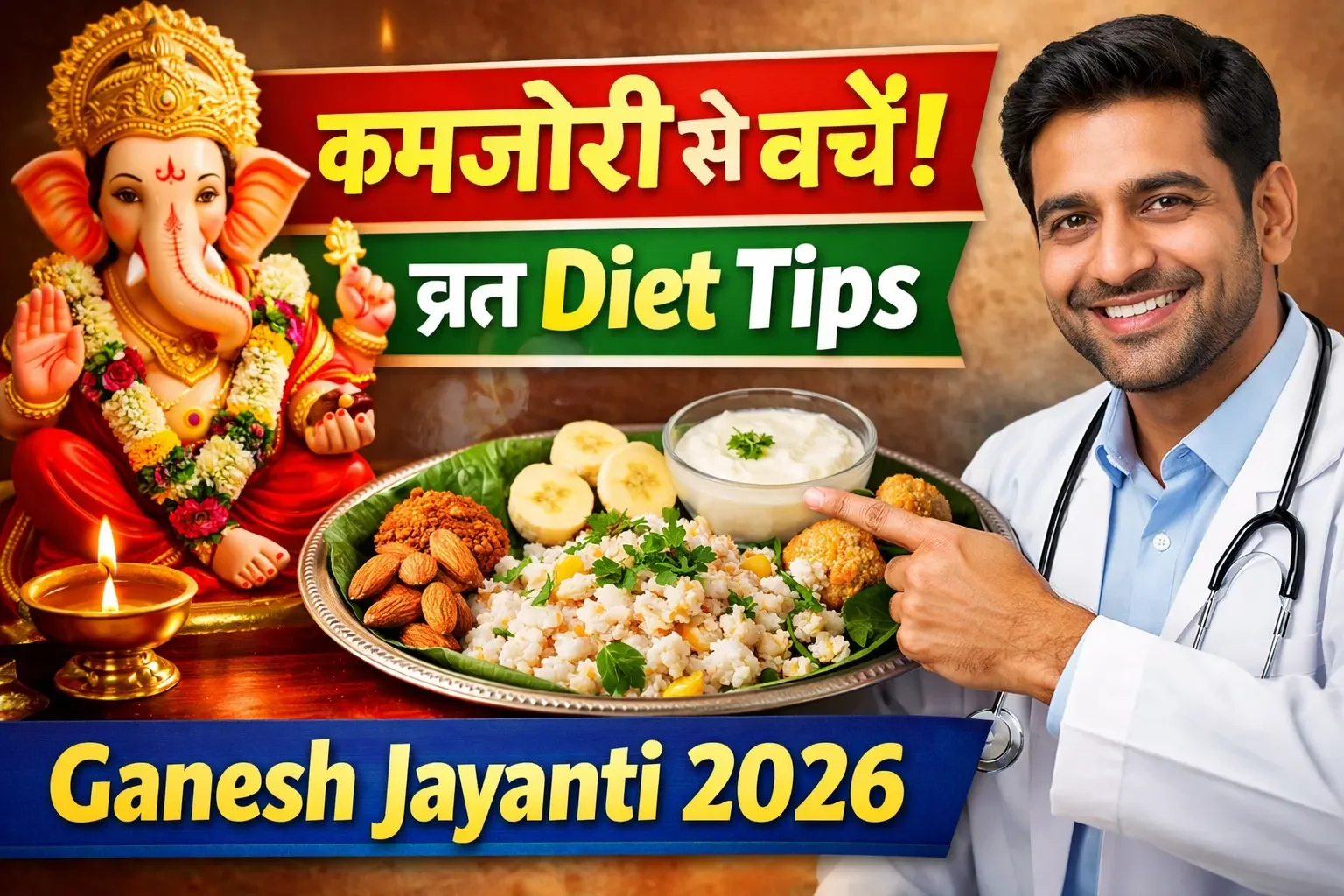 Ganesh Jayanti 2026: व्रत कब है,कैसे रखें ताकि कमजोरी नहीं हो? (Doctor Tips)