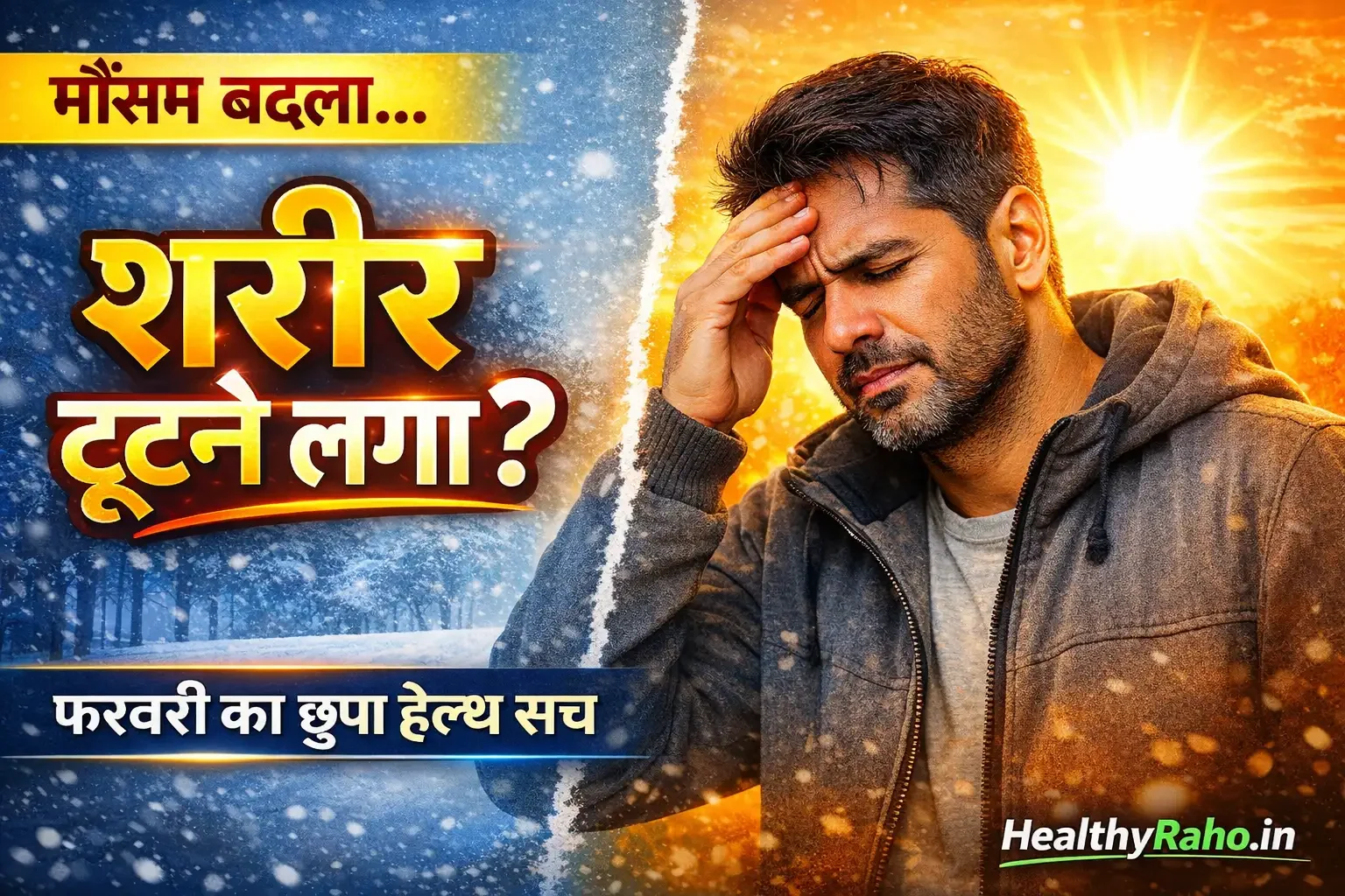 मौसम बदलते ही शरीर क्यों टूटने लगता है? फरवरी का छुपा हेल्थ सच