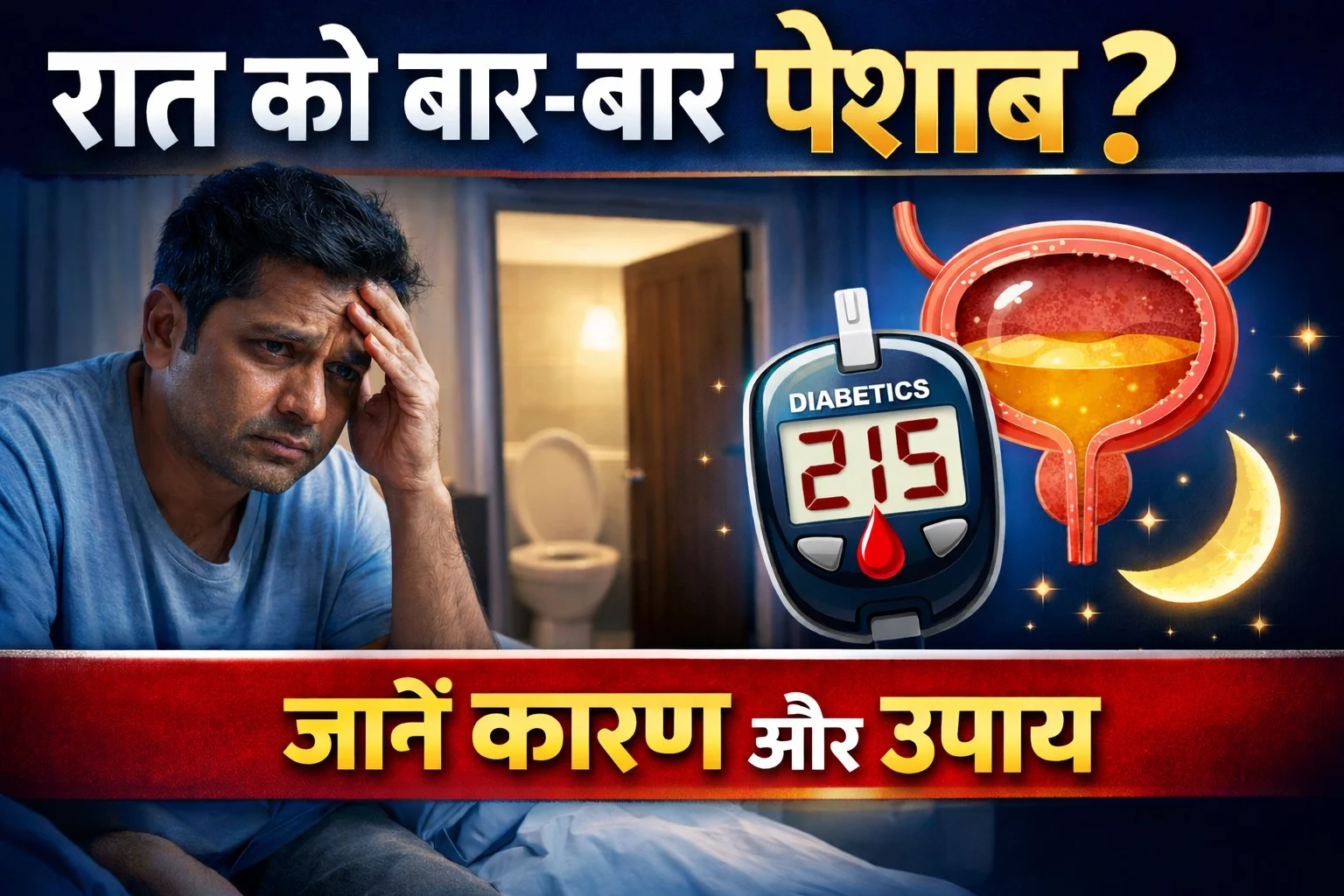 रात को बार-बार पेशाब आना: डायबिटीज का संकेत या सामान्य समस्या?