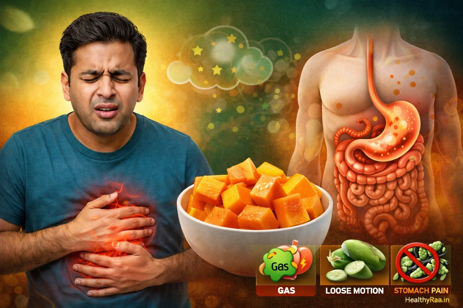 खाली पेट ज्यादा मात्रा में पपीता खाना