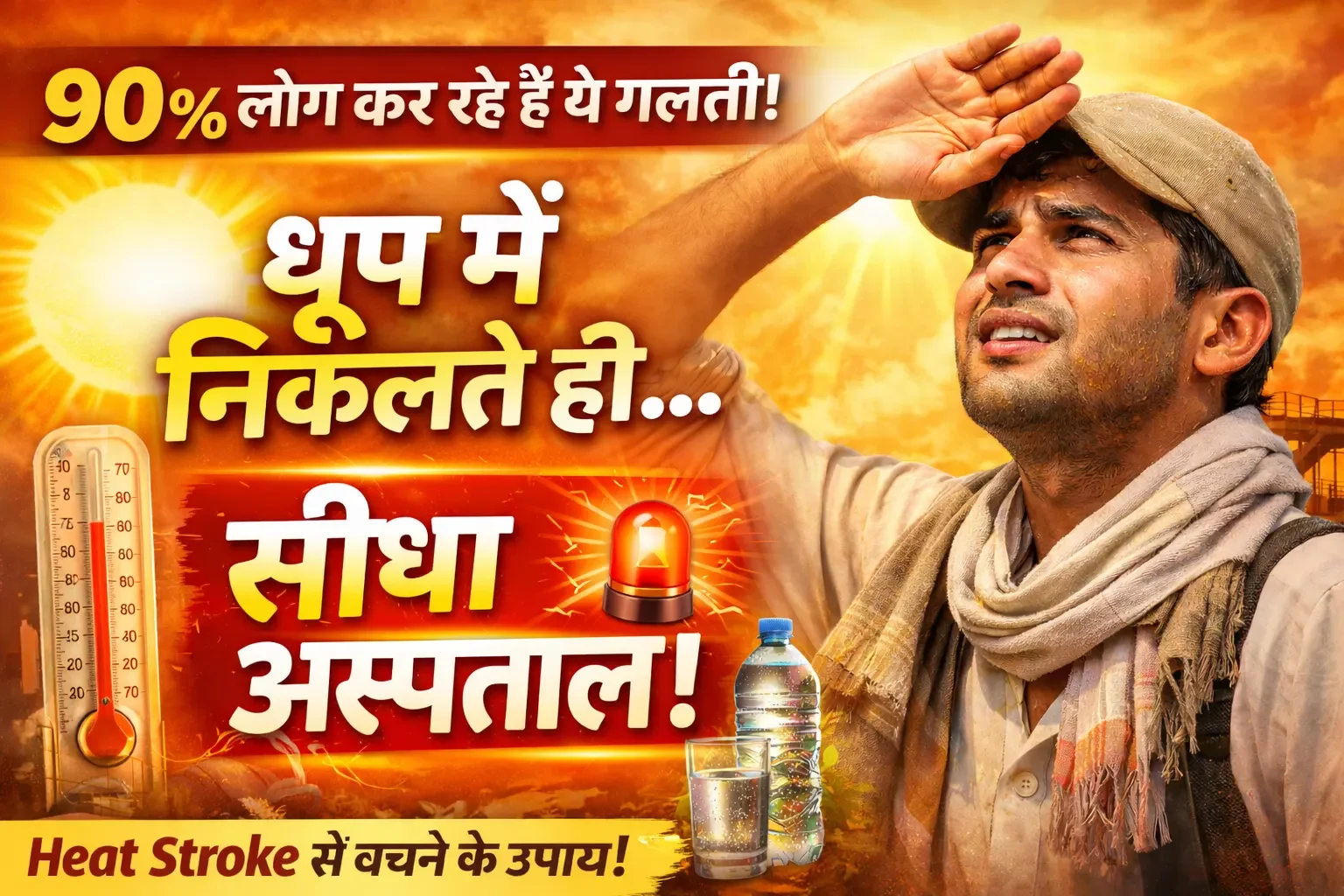 🌞गर्मी में ये 10 गलतियां मत करना वरना पछताओगे!”
