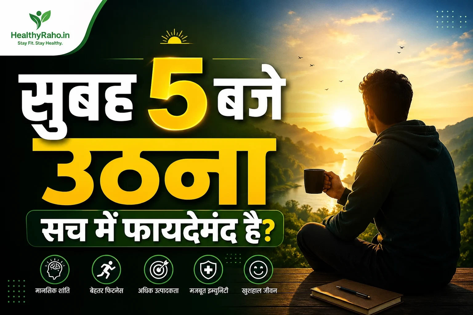 सुबह 5 बजे उठना सच में फायदेमंद है? Science क्या कहती है