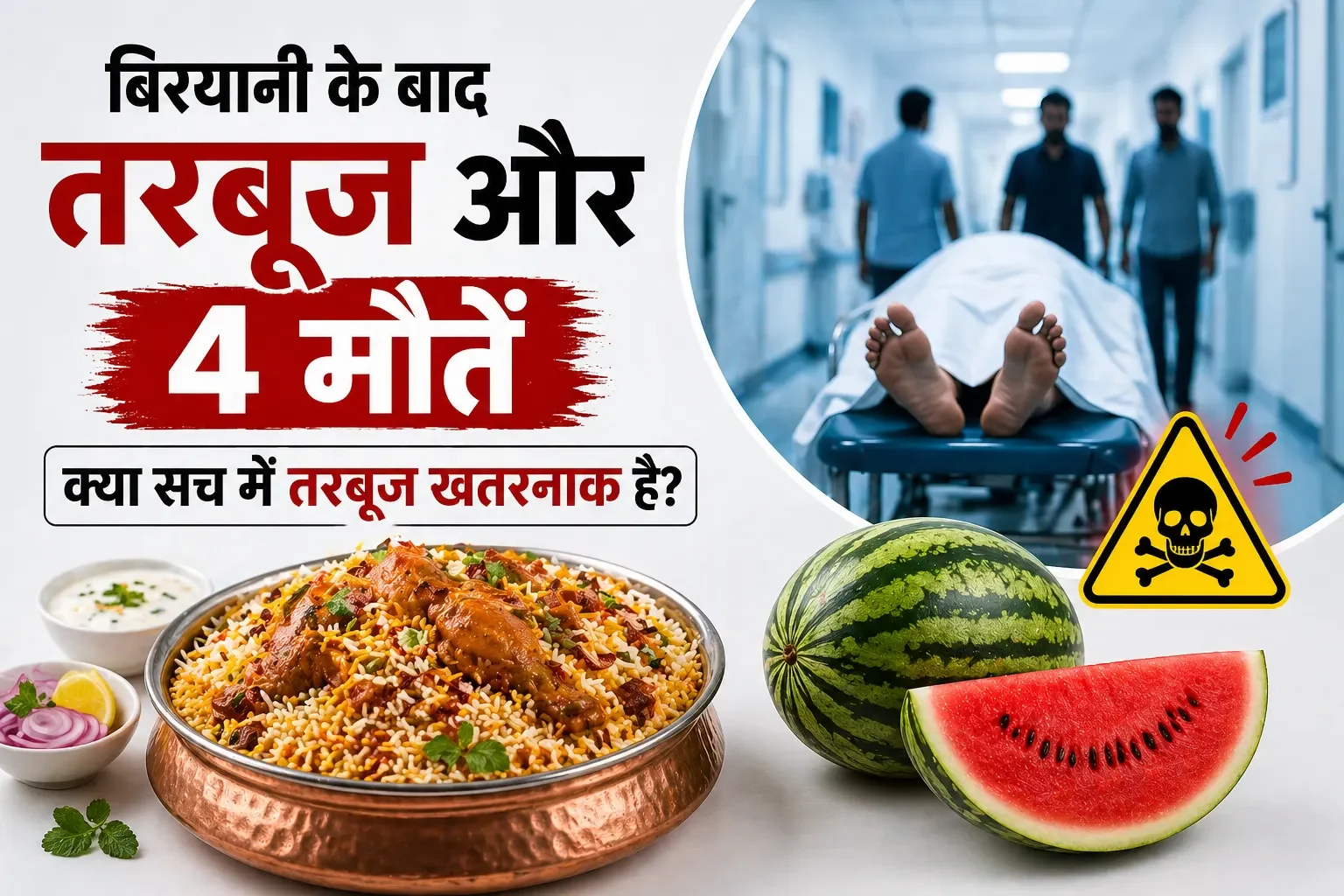 बिरयानी के बाद तरबूज और 4 मौतें - क्या सच में तरबूज खतरनाक है?