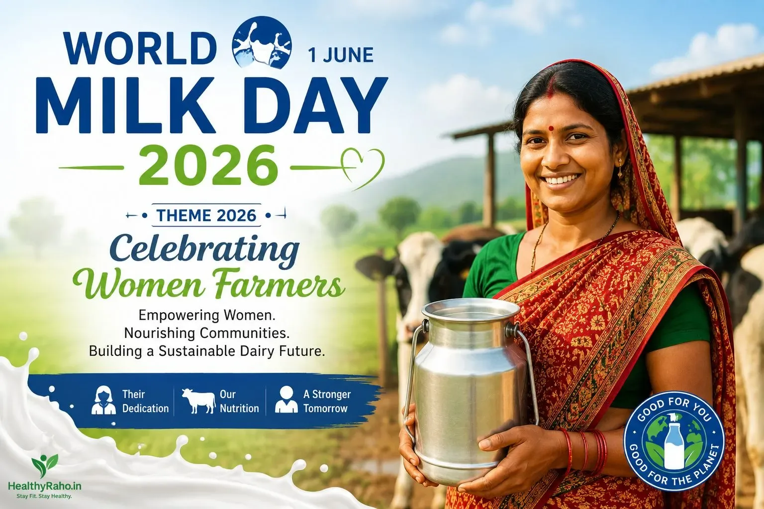 World Milk Day 2026 Theme - Celebrating Women Farmers