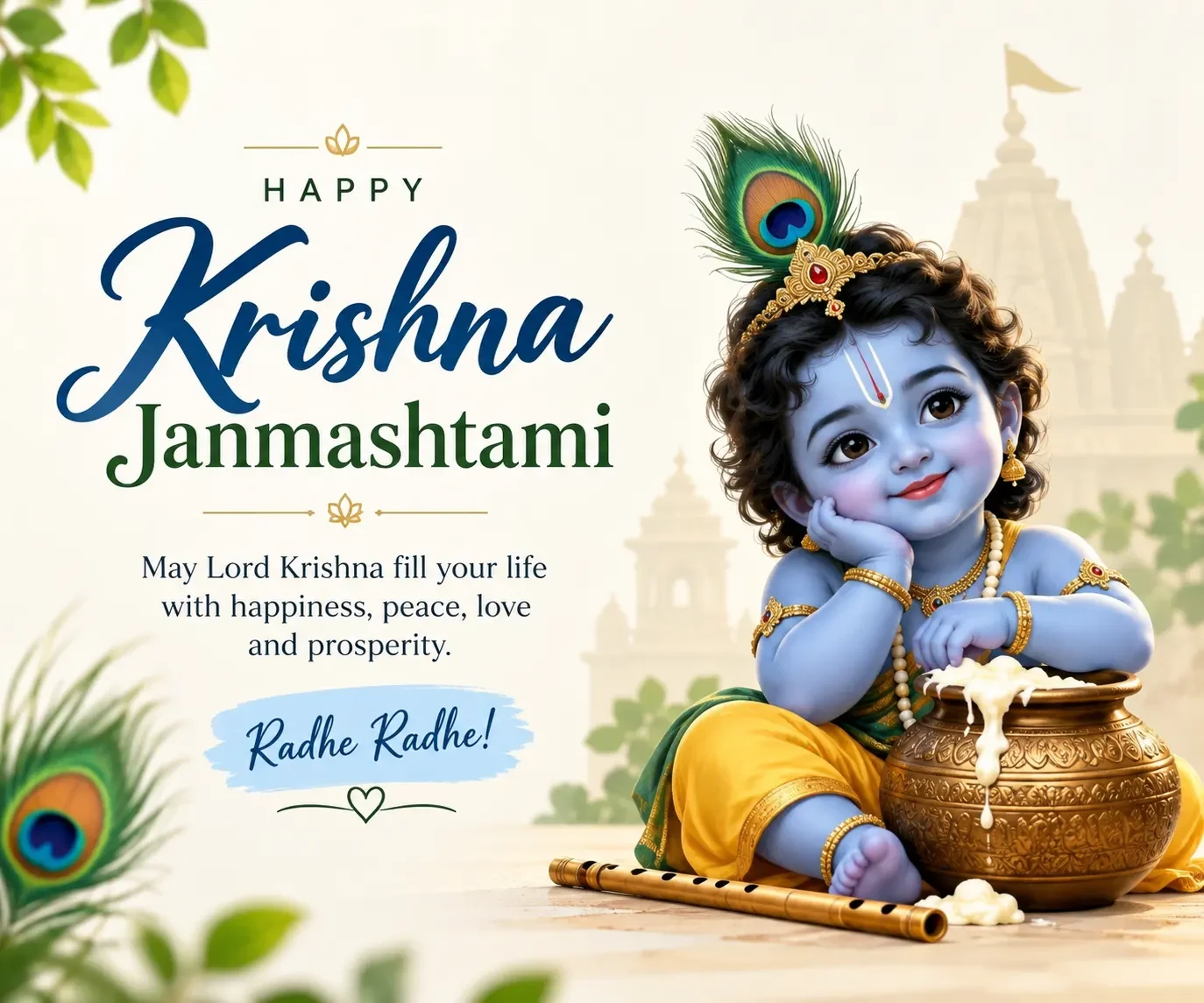 Happy Krishna Janmashtmi 