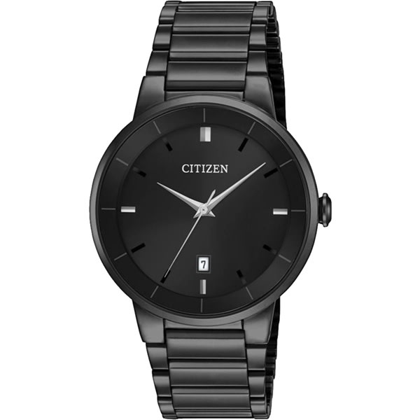 Citizen Men's Quartz Black Ion-plated Watch