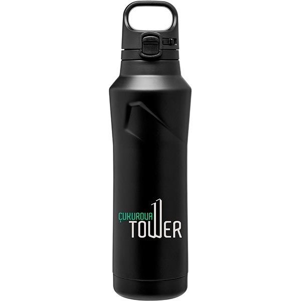 20.9 Oz H2go Houston Stainless Insulated Bottle With Handle