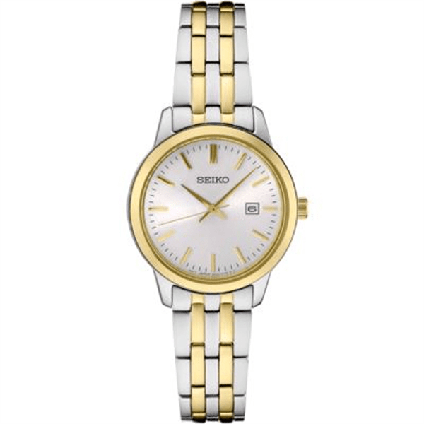 Seiko Ladies' Essentials Collection Two-tone, White Dial