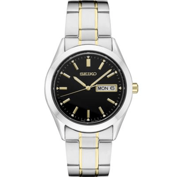 Seiko Mens Essential Tt Black Dial