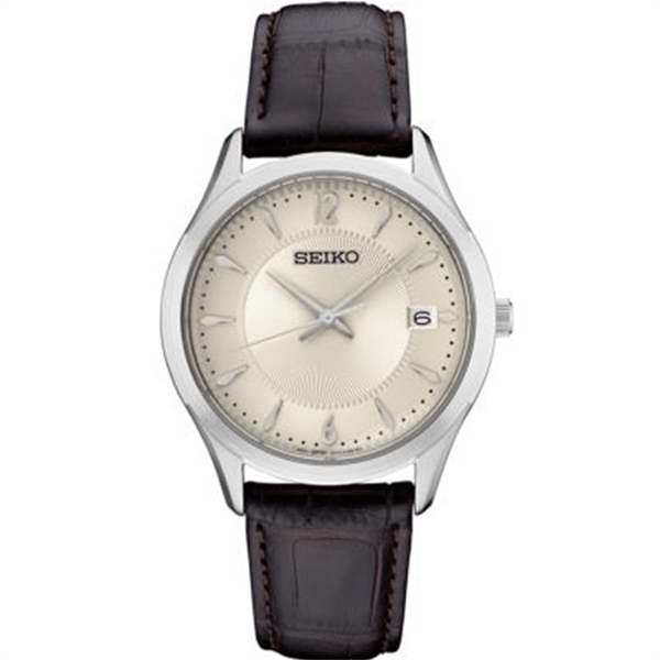 Seiko Men's Essential Collection Cream Dial