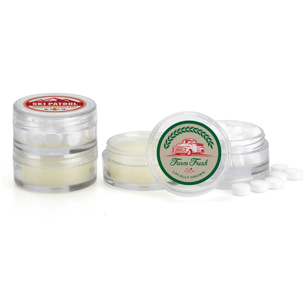 2-in-1 Mint & Lip Moisturizer Container