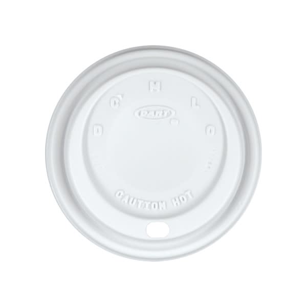 10 Oz Foam Cup Domed Lid - White