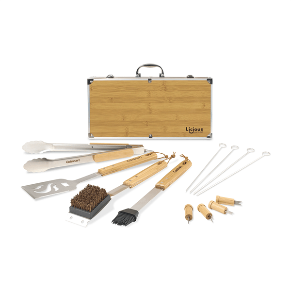 Cuisinart Outdoors® Bamboo 13 Pc Grill Tool Set