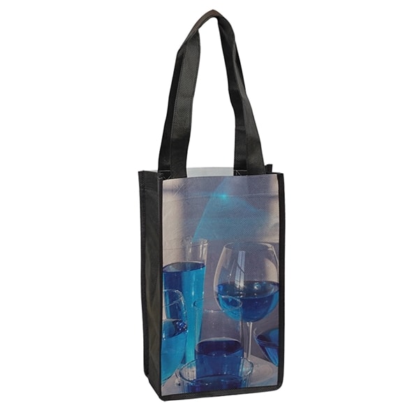 100 Gsm Pet 2 Bottle Wine Tote Bag