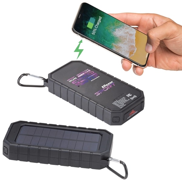 High Sierra® Ipx 5 Solar Fast Wireless Power Bank