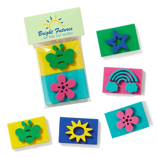 2 Pack Foam Stamp Kit