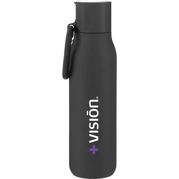 17 Oz Larq Flip Top Water Bottle W/straw/carrying Handle