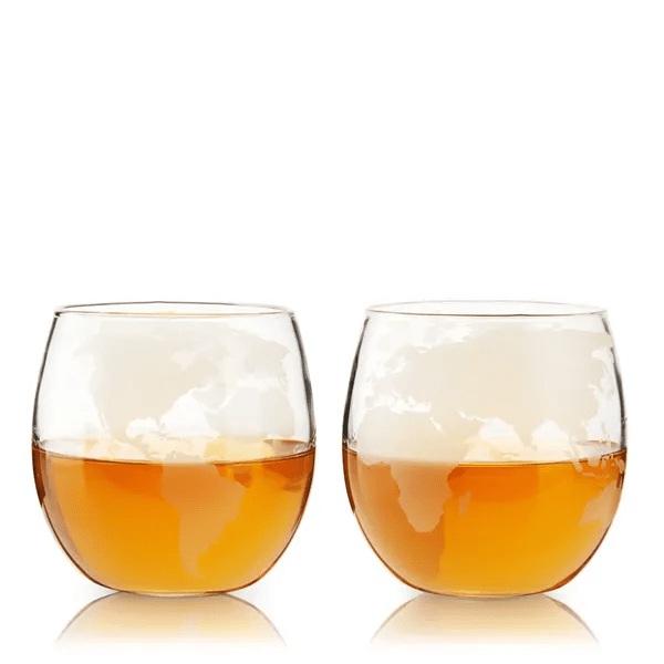 Globe Whiskey Tumblers