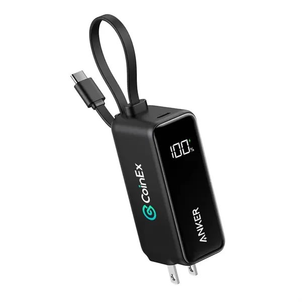 Anker 3-in-1 Power Bank (30w, Fusion, Built-in Usb-c Cable)