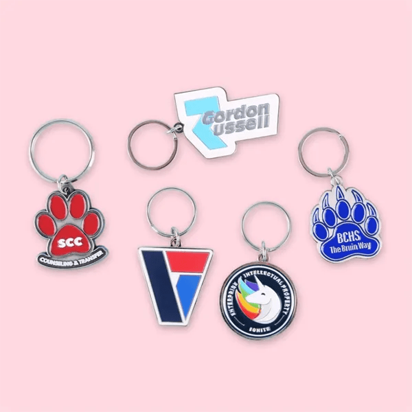 1.75" X 1.75" Diestruck Soft Enamel Keychain