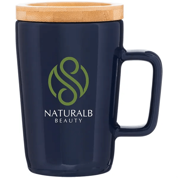 14 Oz Sonder Ceramic Mug With Cover