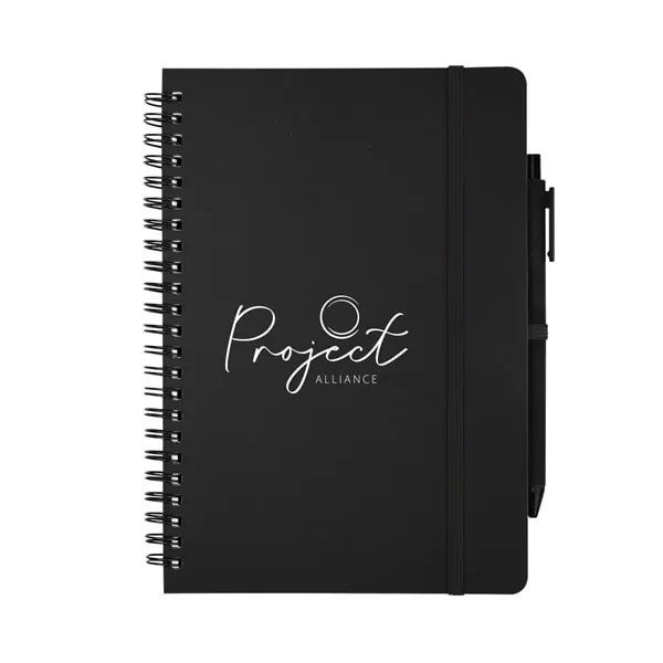 Repreve® Recycled Spiral Notebook With Pen