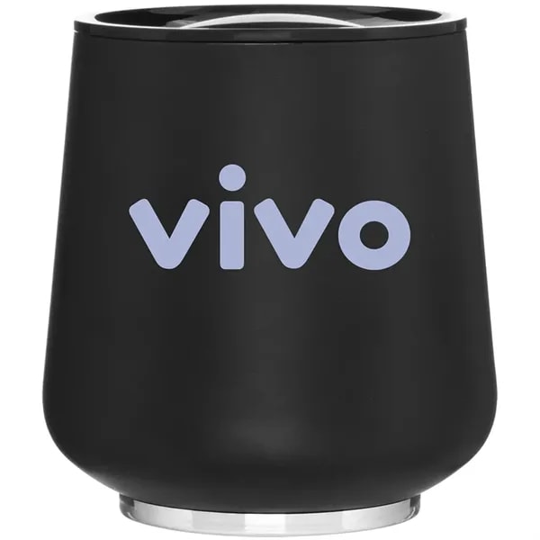 12 Oz Fellow Ruby Stainless/ceramic Insulated Wine Tumbler