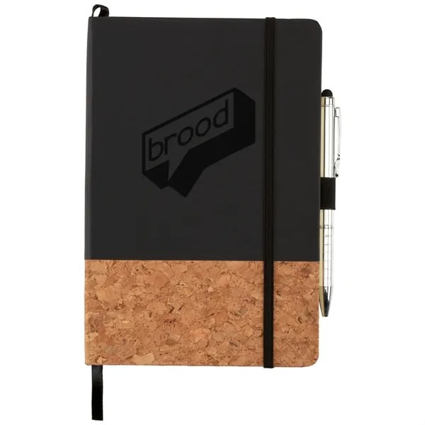 Fsc® Mix 5.5" X 8.5" Lucca Cork Hard Bound Journal