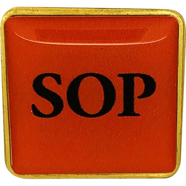 1" W X 1" H Rounded Square Digistock Lapel Pins