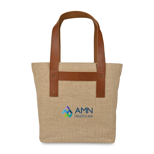 Out Of The Woods® jute T-strap Tote