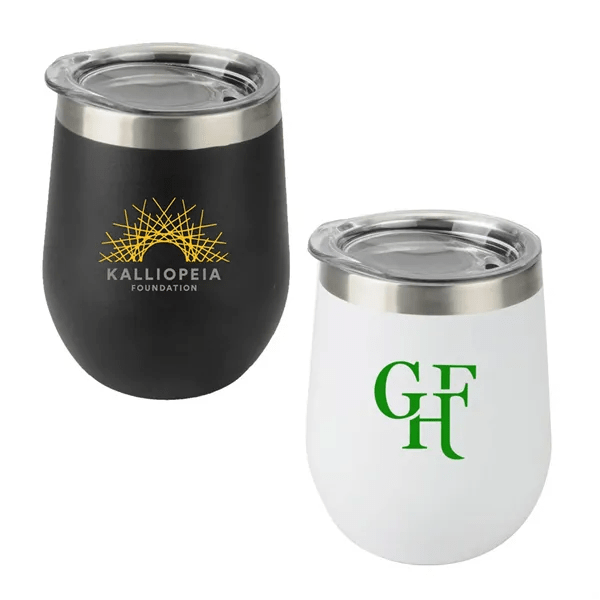 12 Oz. Stainless Steel Wine Tumbler